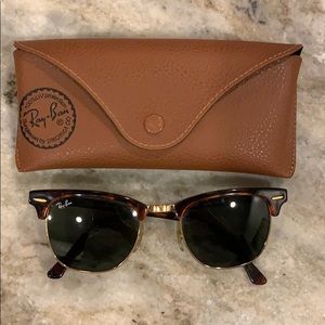 Authentic Rayban Clubmaster Sunglasses